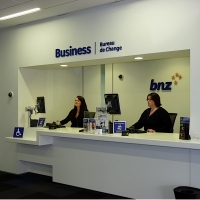 Bureau de Change, BNZ Bank Nelson, New Zealand